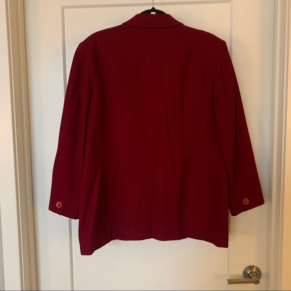 Pendleton Red Wool Blazer - Picture 10 of 11